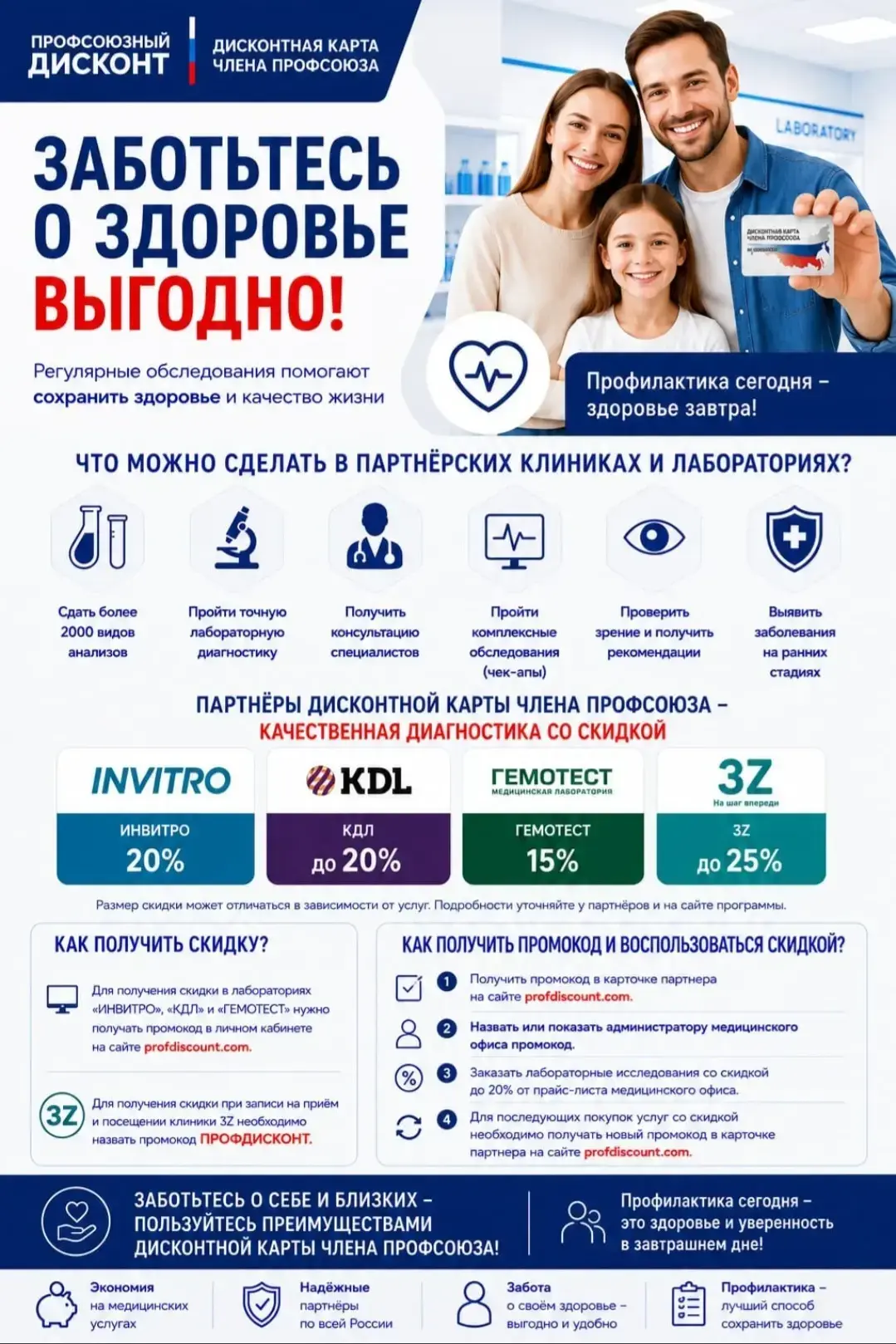 🩺 А вы знали, что сдавать анализы, проходить обследования и проверять зрение можно со ...