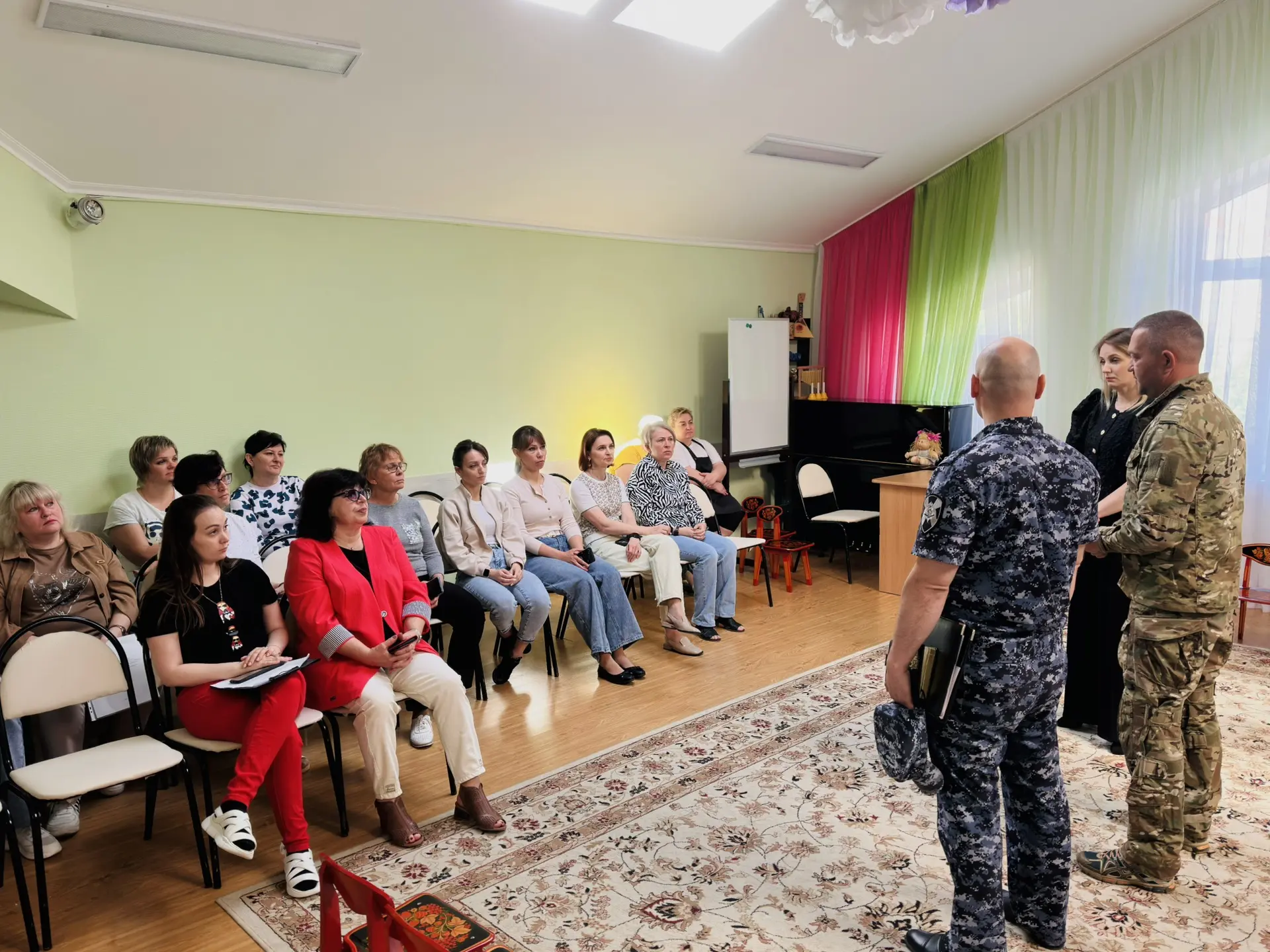 ✅Сегодня в нашем детском саду сотрудниками Управления вневедомственной охраны войск нац...