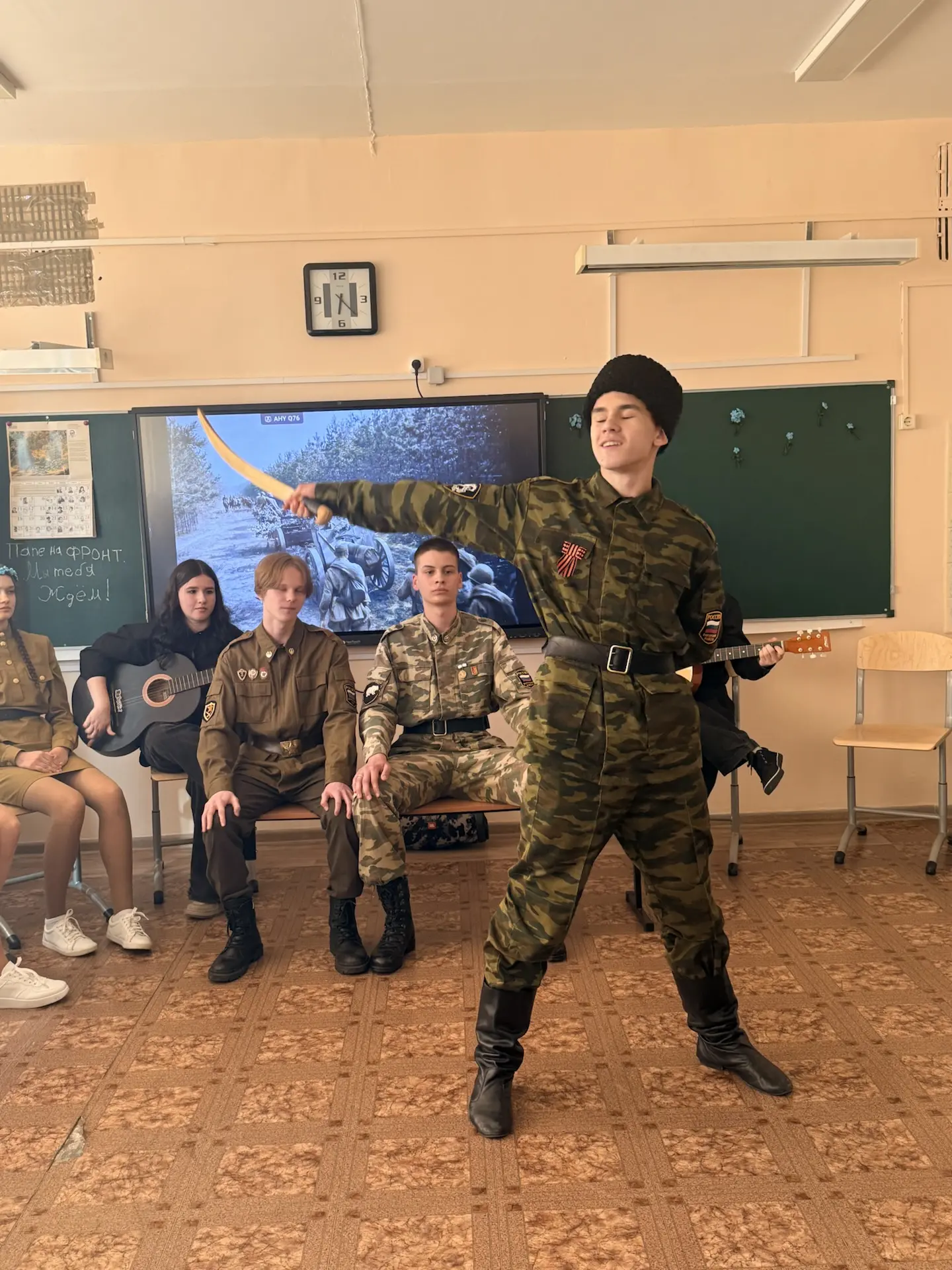 В Лицее в преддверии Дня Победы прошла литературно-музыкальная композиция под названием «Пусть живые