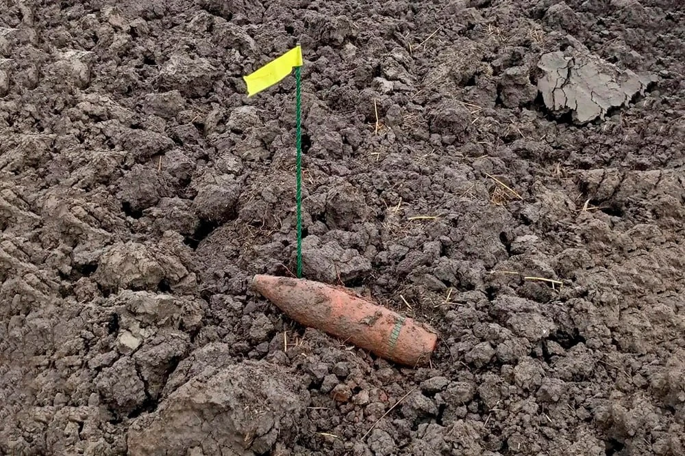 💥 В поле под Анапой нашли снаряд времён Великой Отечественной войны