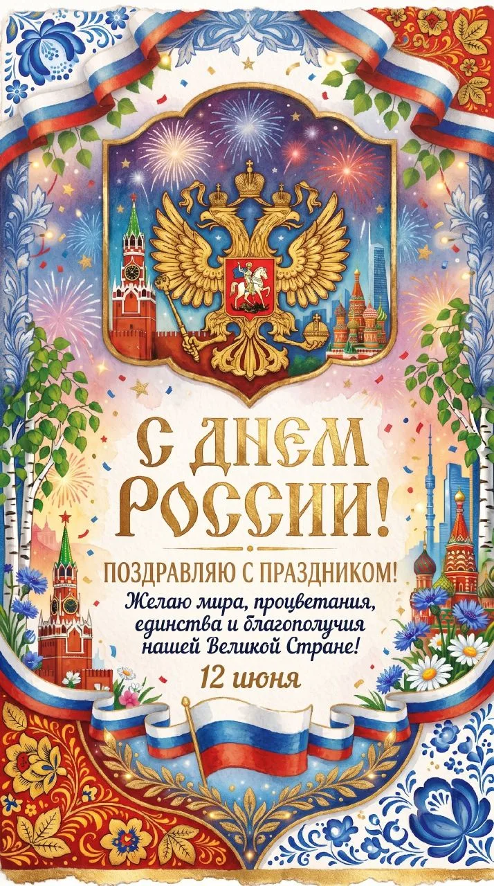 12 июня — День России. 🇷🇺

В этот день хочется поговорить не только о празднике, но и о главном си