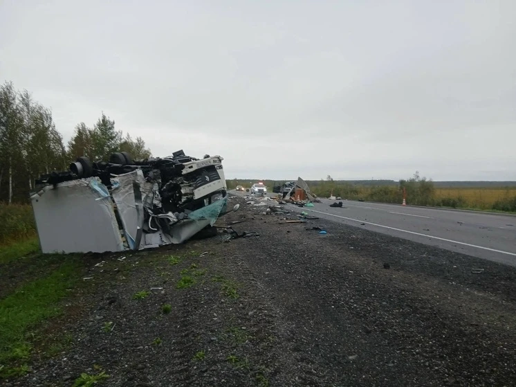 На трассе Тюмень — Ханты-Мансийск в ночной аварии погиб водитель