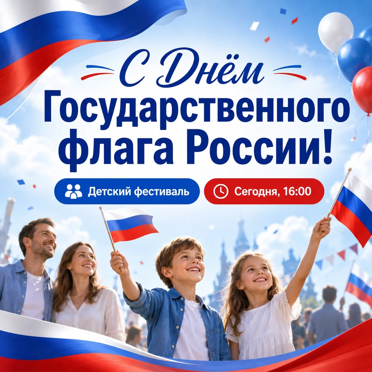 🇷🇺 С Днём Государственного флага России!