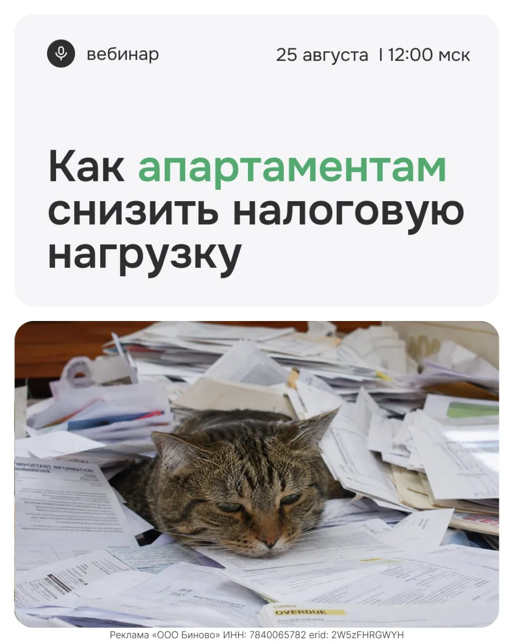 ⚡️Налоги на апартаменты в 2026: что важно проверить