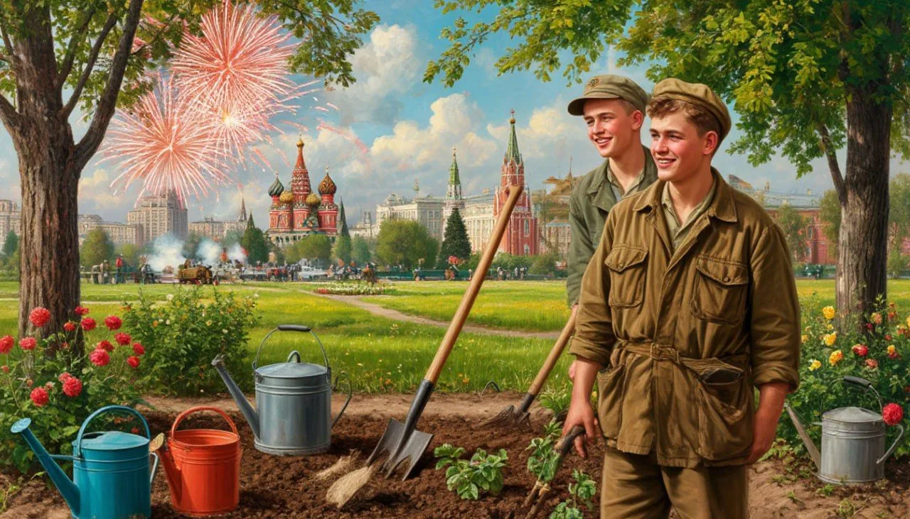 9 мая — день, когда земля задышала свободно. 🎆80 лет назад война отступила, оставив города в руинах.