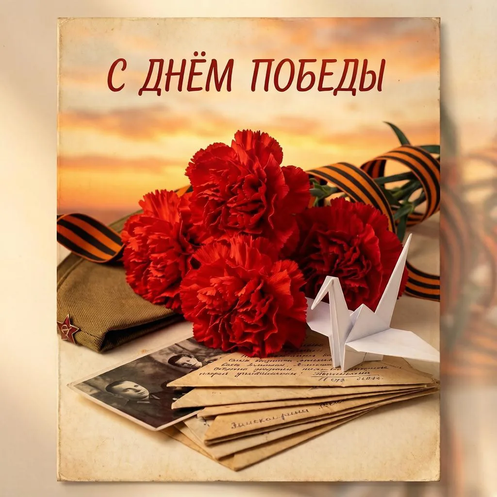 С праздником Победы! 
Пусть мужество и героизм наших дедов и прадедов вдохновляют нас на добрые дела