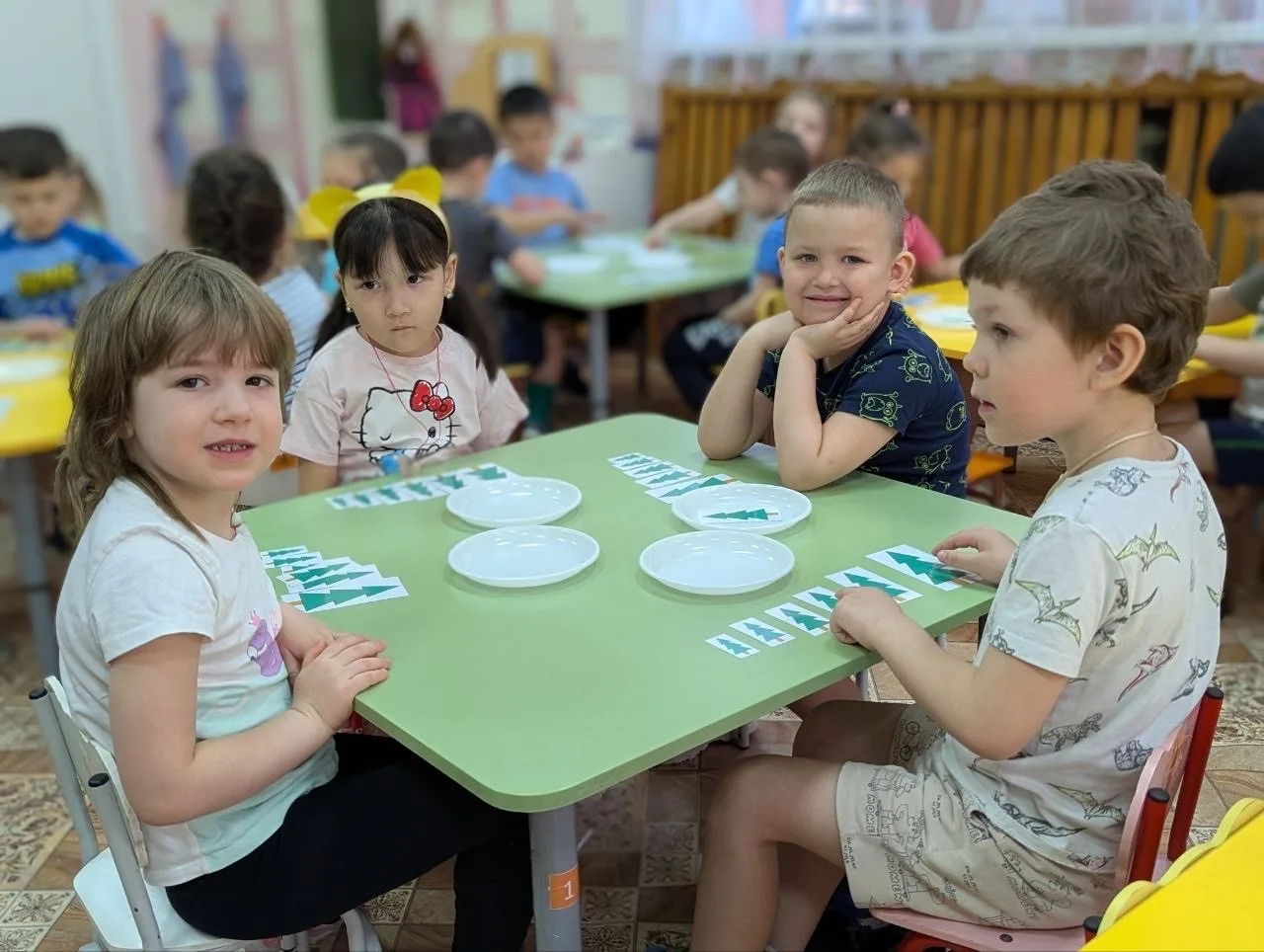 Дошкольное отделение "Петушок". В группе "Цыплята" прошло увлекательное занятие по математике!  Наши
