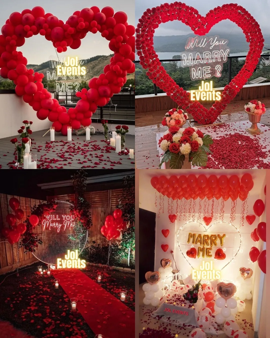 Декорации для предложения руки и сердца ❤️

#свадьба