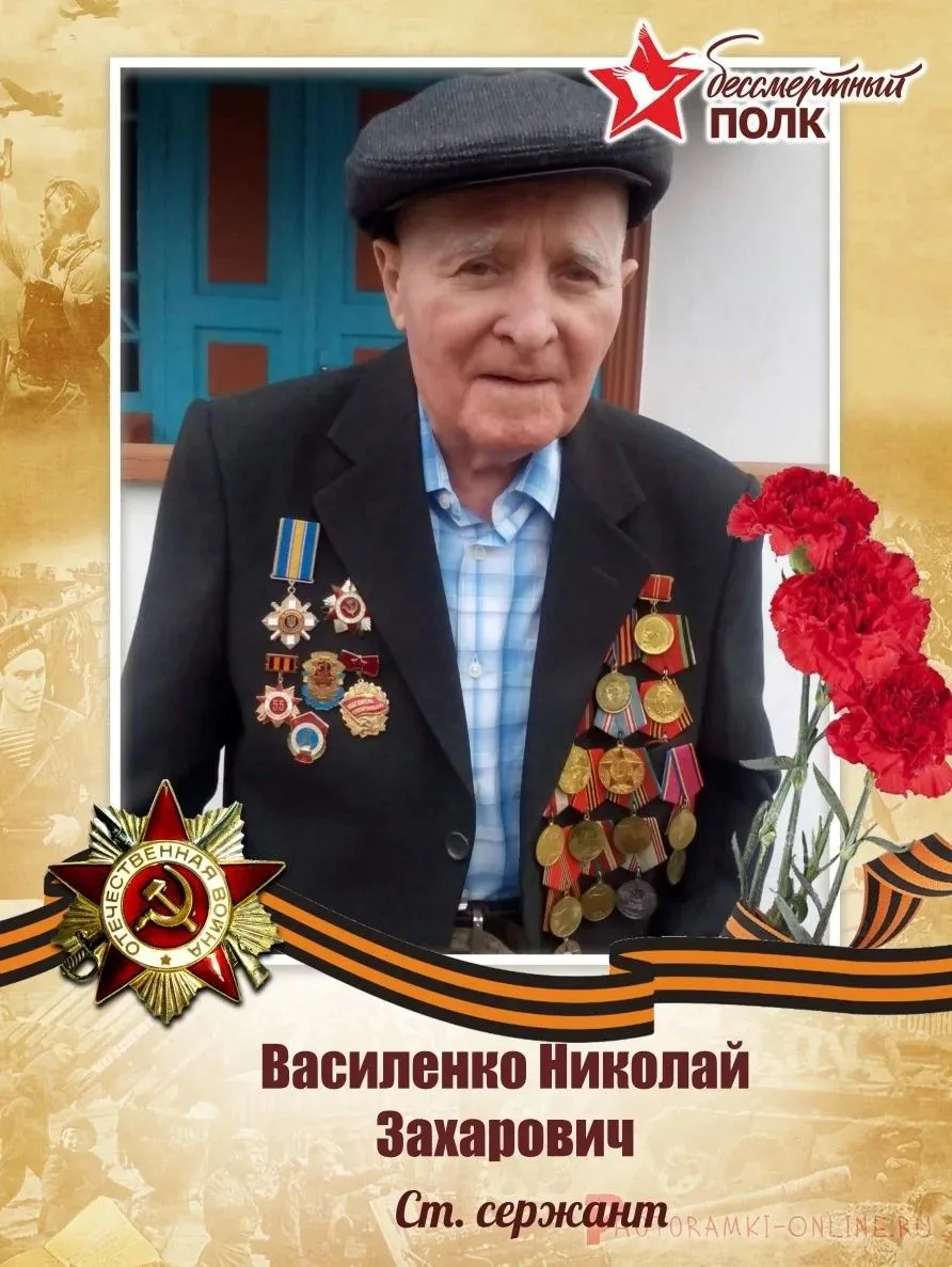 Сегодня в нашей школе прошла трогательная акция «Бессмертный полк» — ребята принесли фотографии свои