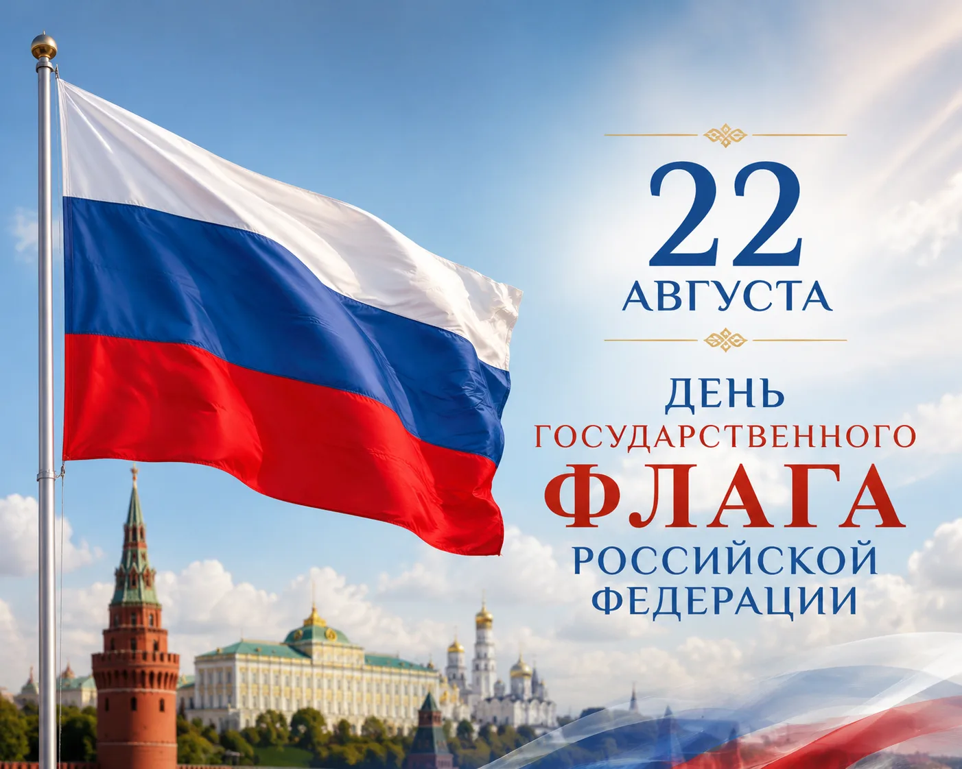 🇷🇺 С Днем Государственного флага Российской Федерации!