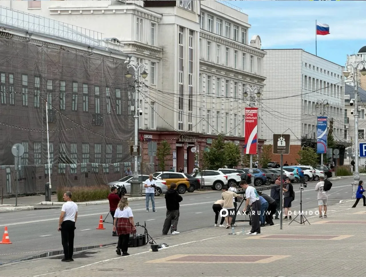 В Белгороде снимают полнометражный фильм «Белгородская рапсодия» о жизни города под обс...