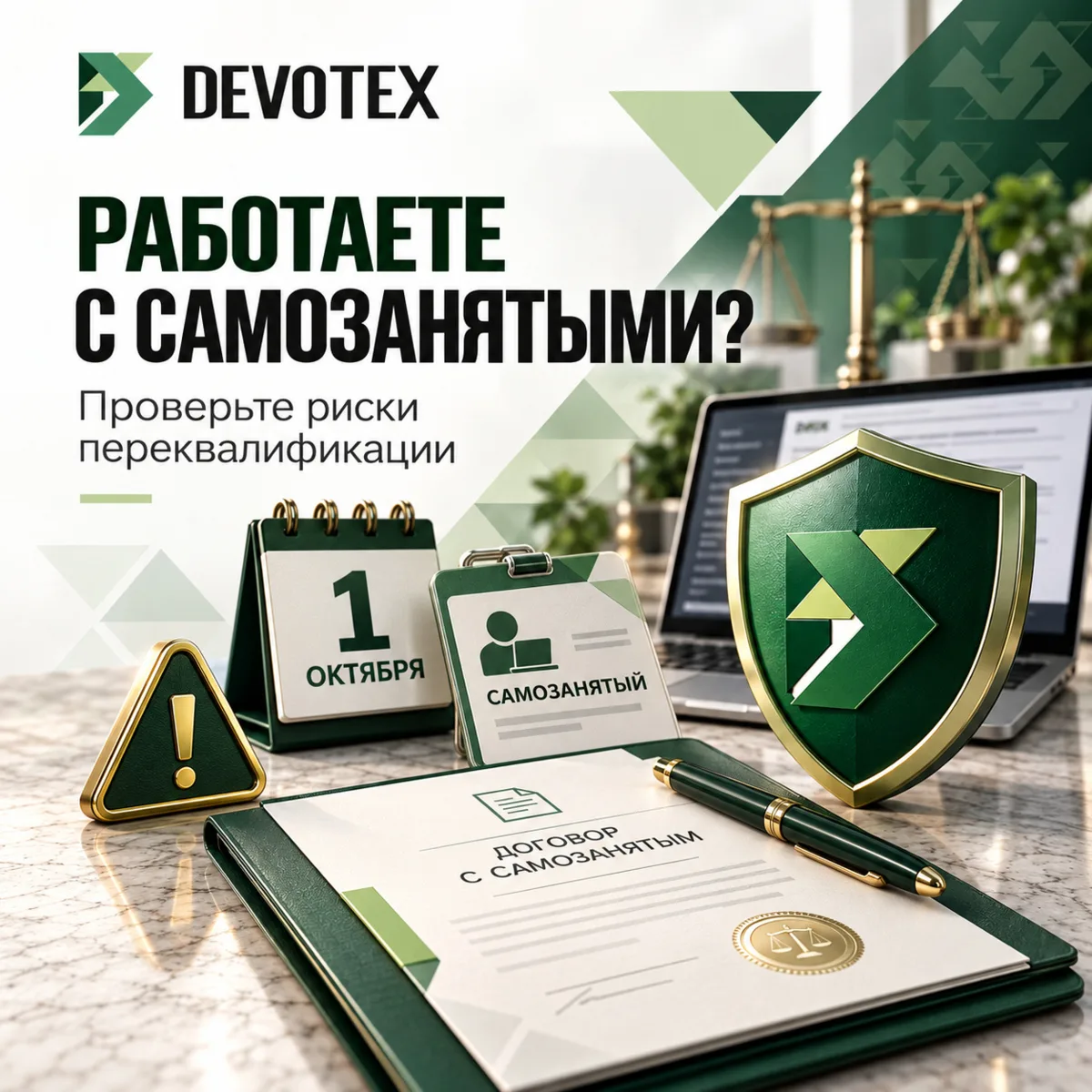 РАБОТАЕТЕ С САМОЗАНЯТЫМИ? С 1 ОКТЯБРЯ РИСКИ ДЛЯ БИЗНЕСА СТАНОВЯТСЯ ЕЩЕ СЕРЬЕЗНЕЕ