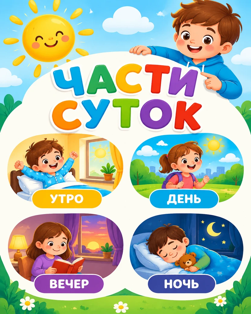 🌈 Целый день в картинках