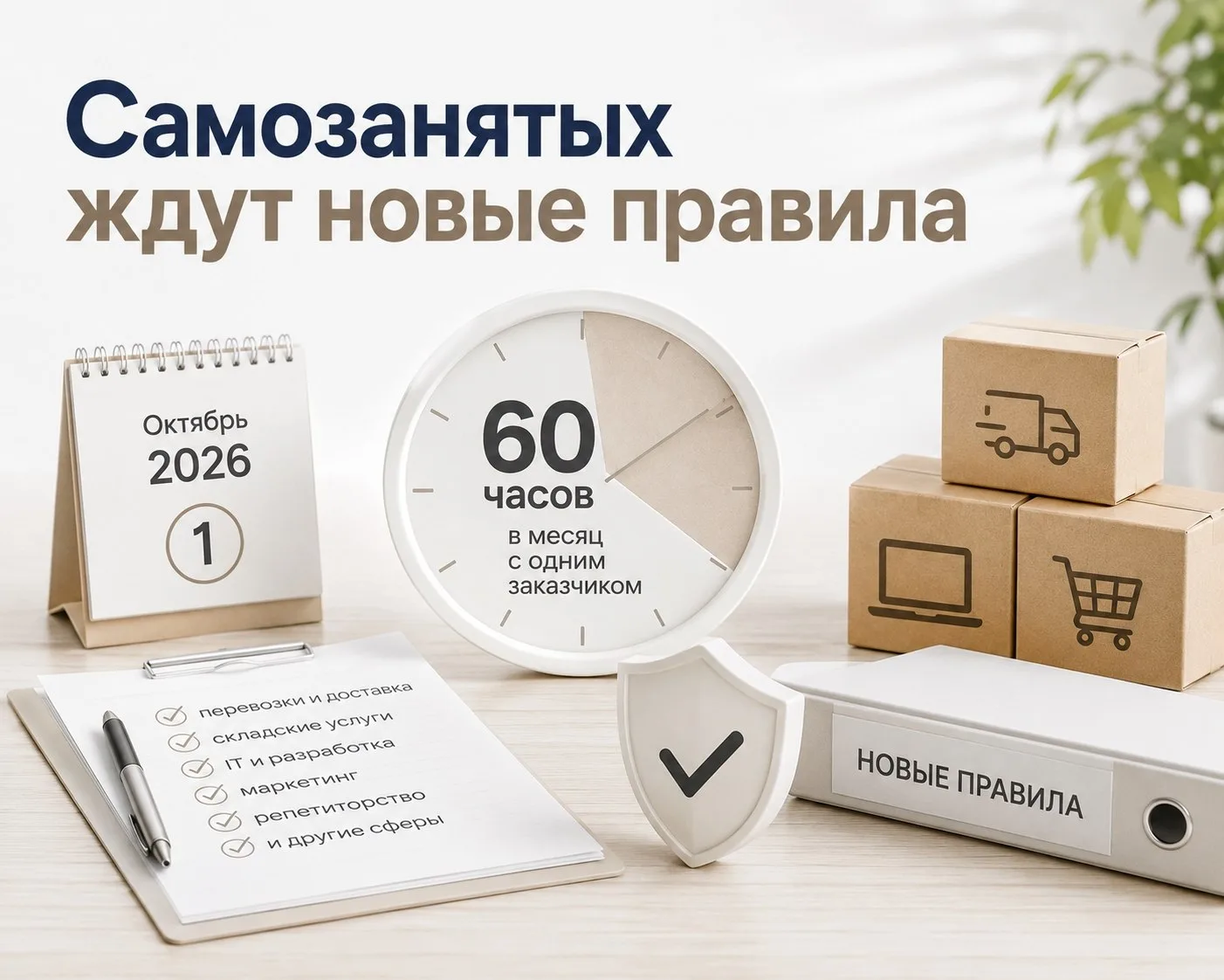 ⚡️ Самозанятых ждут новые правила работы с цифровыми платформами