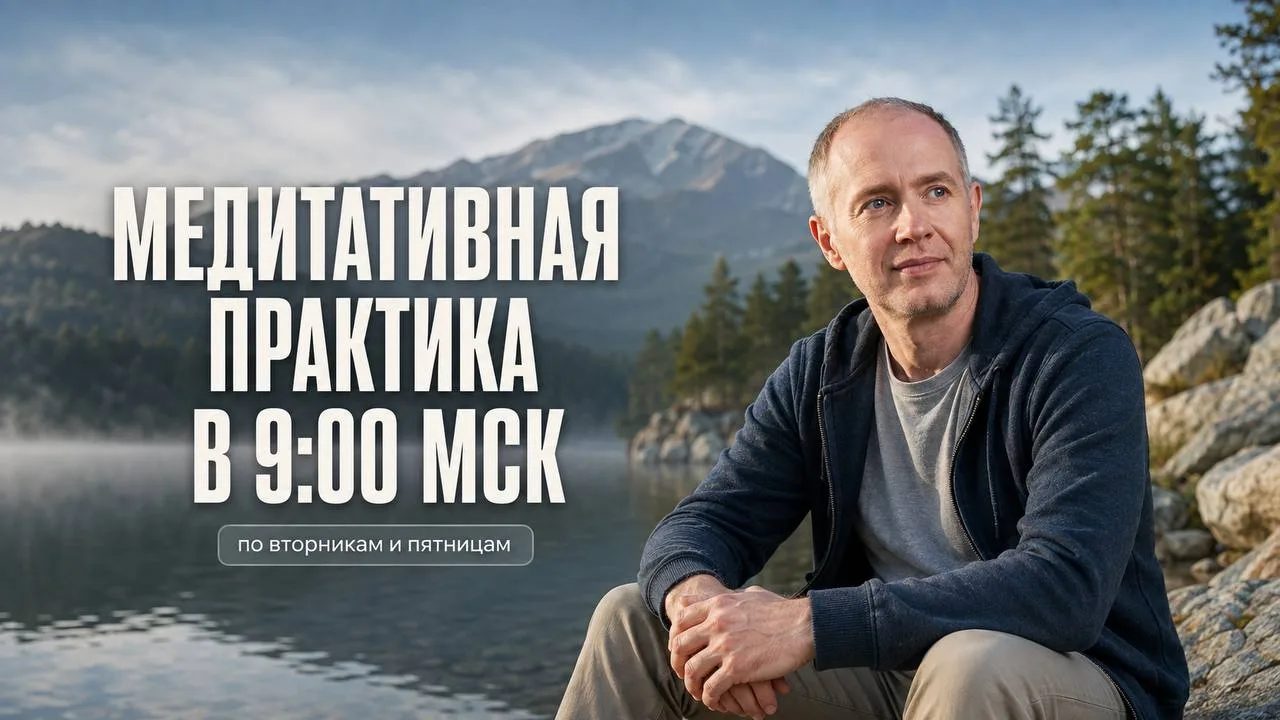 Медитация сегодня будет в записи ✨
