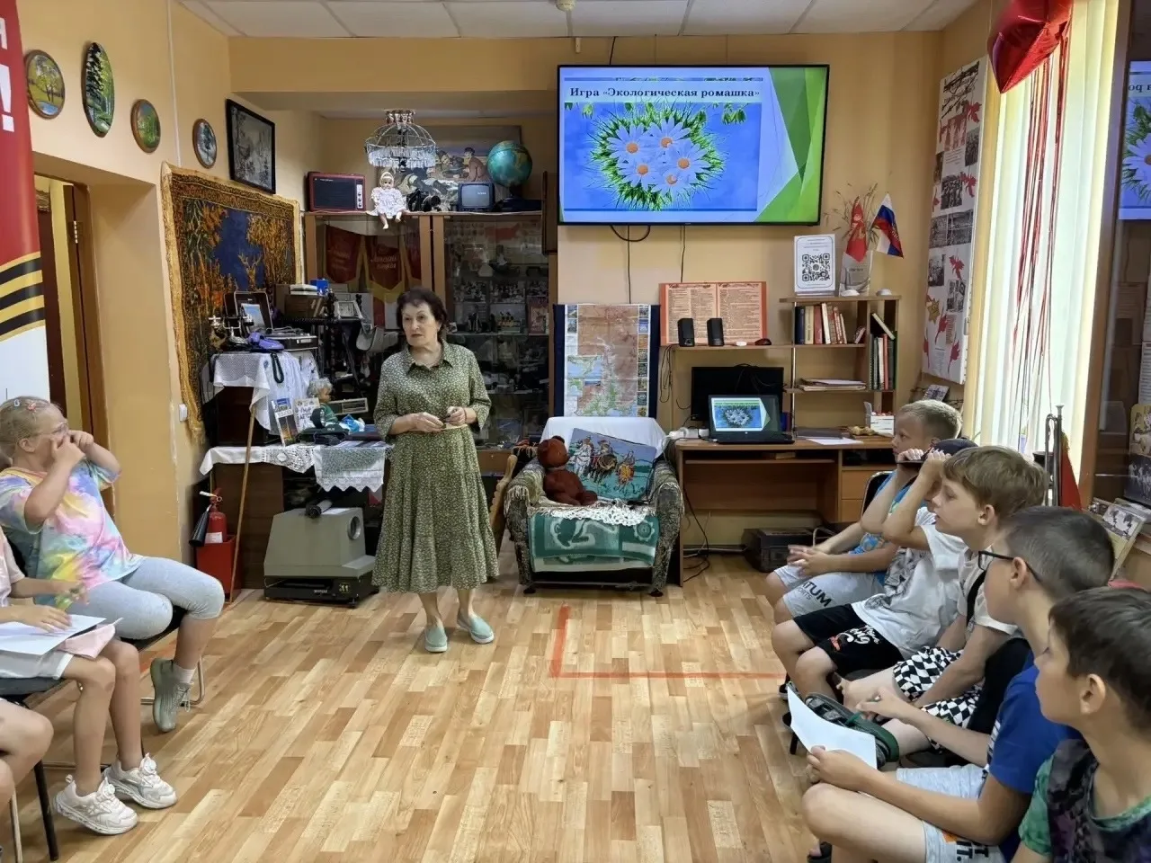 🌼 В музее прошла увлекательная игра «Экологическая ромашка» для детей из пришкольного лагеря. 
🌸 В