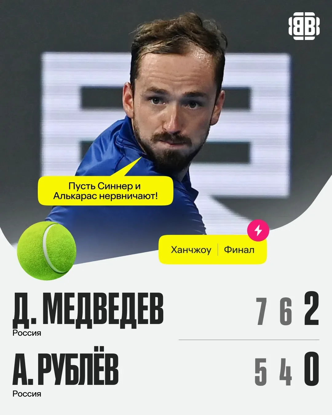 🏆 Медведев – чемпион турнира в Ханчжоу