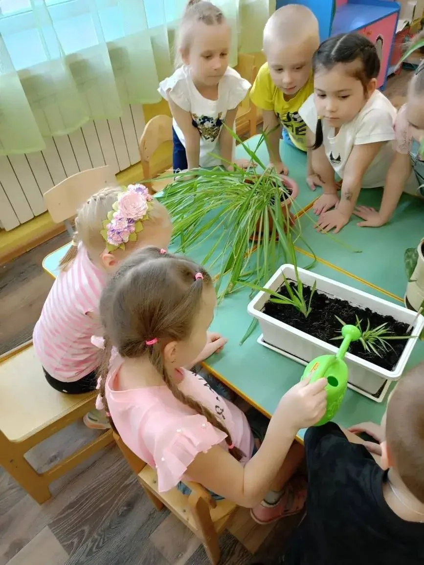 🌱 В ДО «Солнышко» прошёл «Зелёный мастер‑класс для дошколят»!  Ребята из группы «Гномики» подружилис