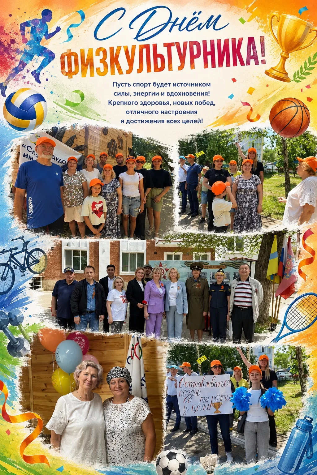 💙🤍 С Днем физкультурника! 🤍💙