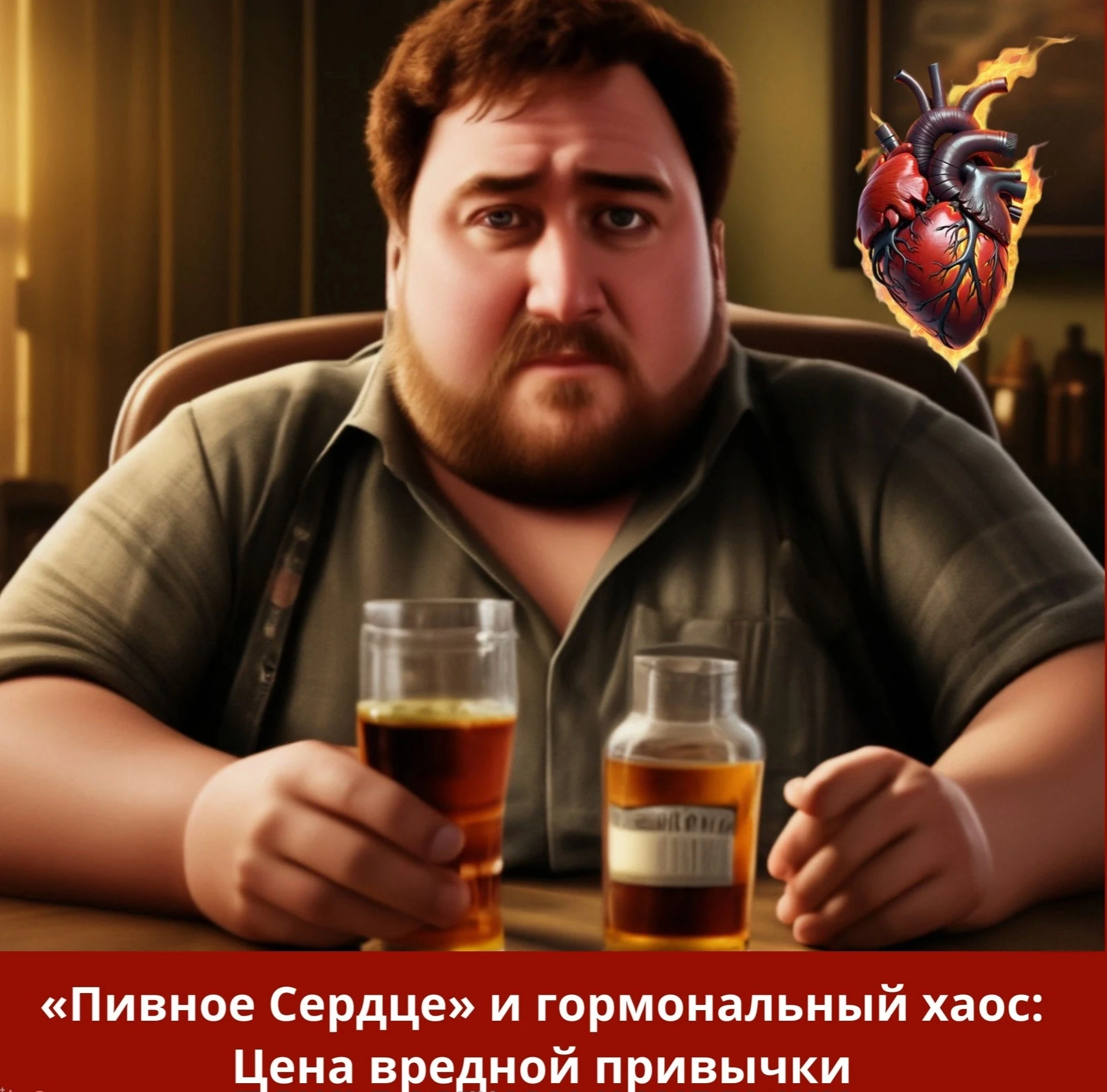 ❗️Пиво, часто воспринимаемое как безобидный напиток для отдыха, таит в себе серьезную у...