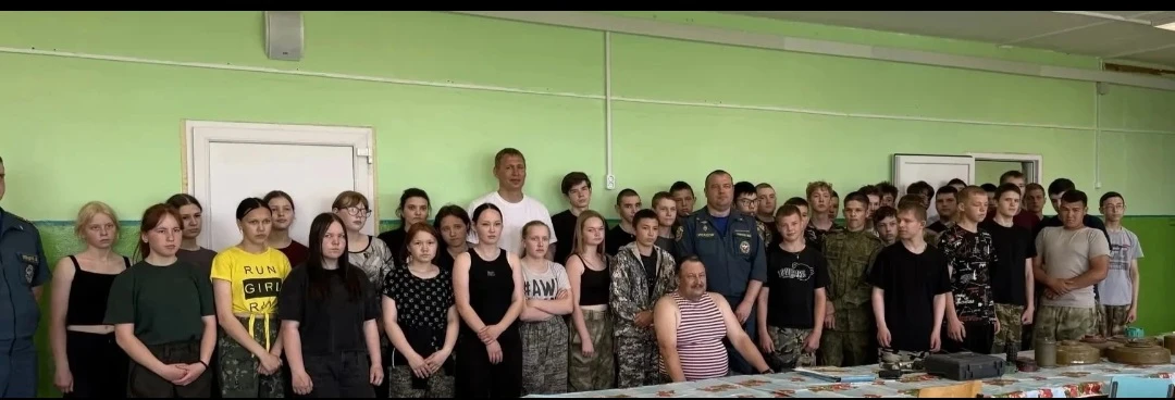 4 июня на базе Слободчиковской школы состоялось торжественное открытие учебных сборов д...