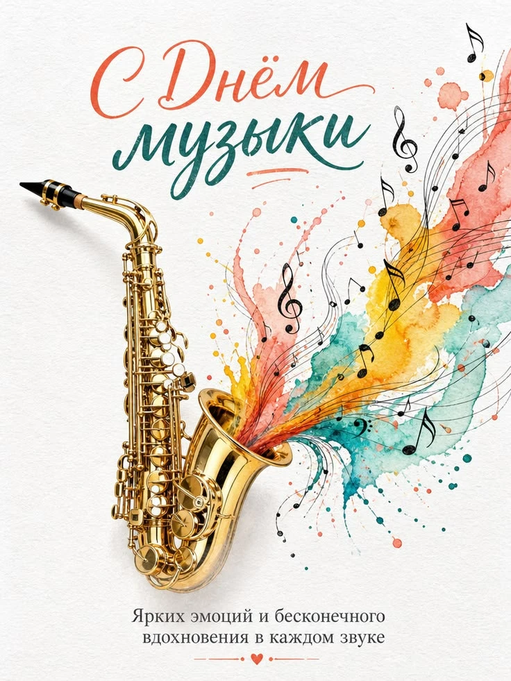 С Днём музыки, дорогие друзья! 🎵