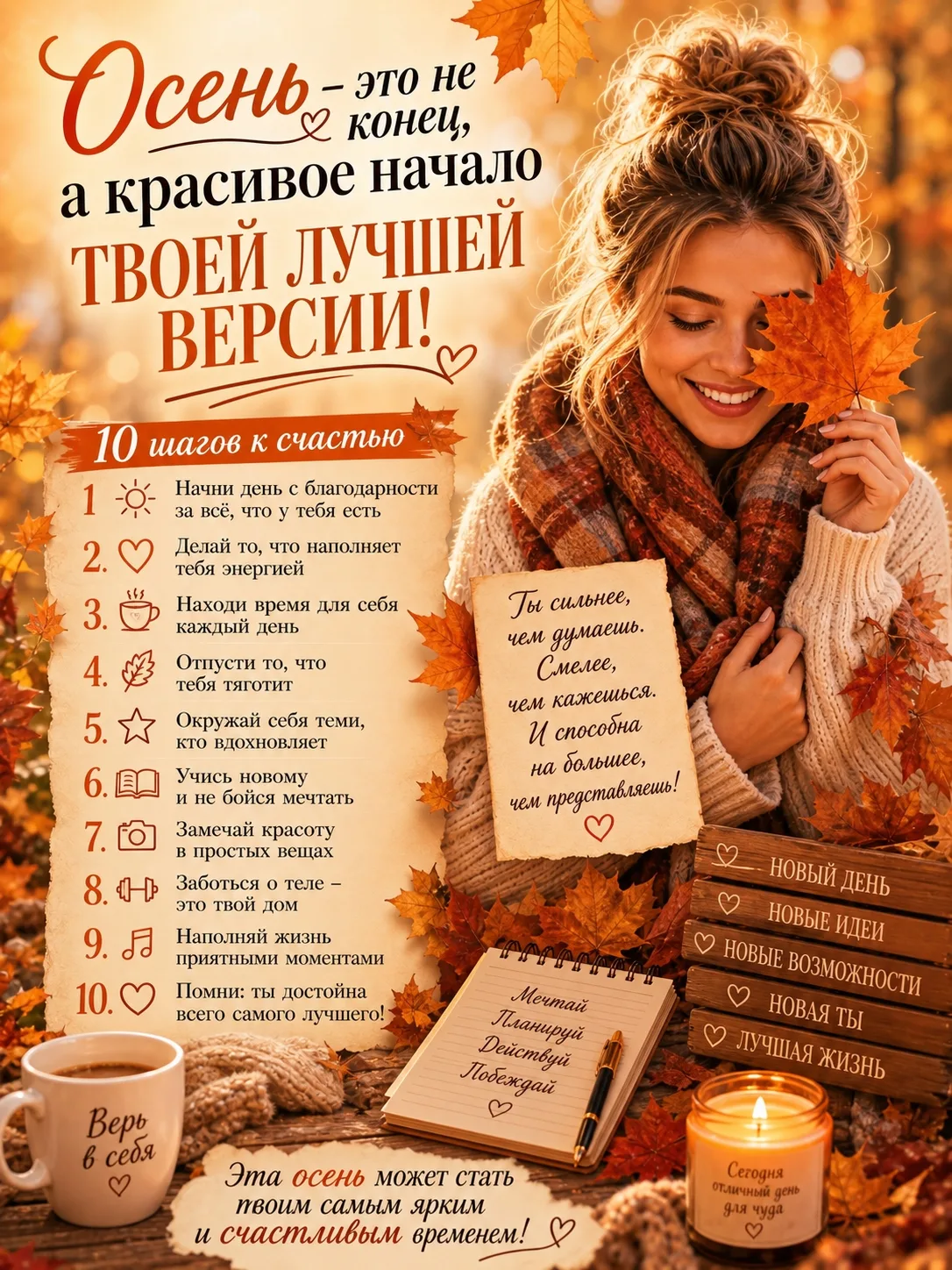 А что, если осень — это не про увядание, а про честность с самой собой? ✨