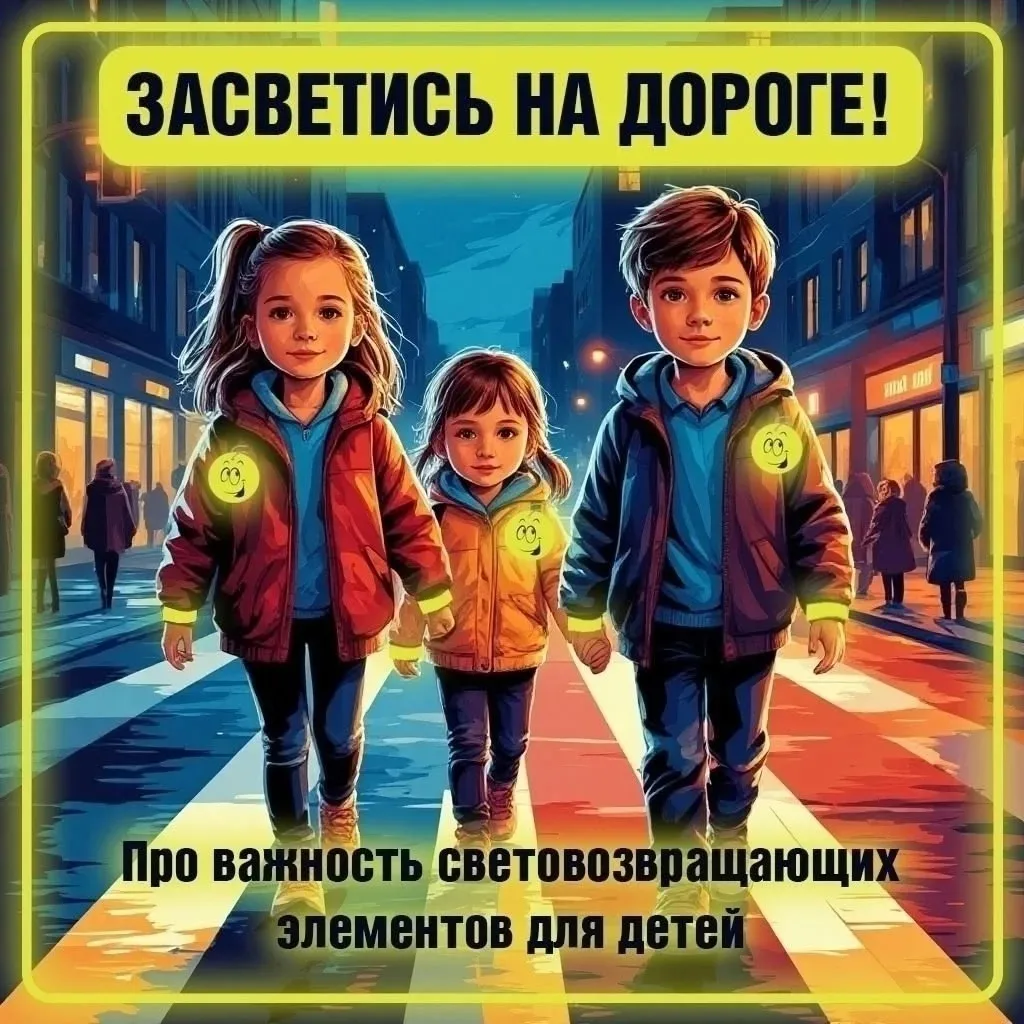 🌟 Засветись на дороге: безопасность наших детей — в наших руках! 🌟