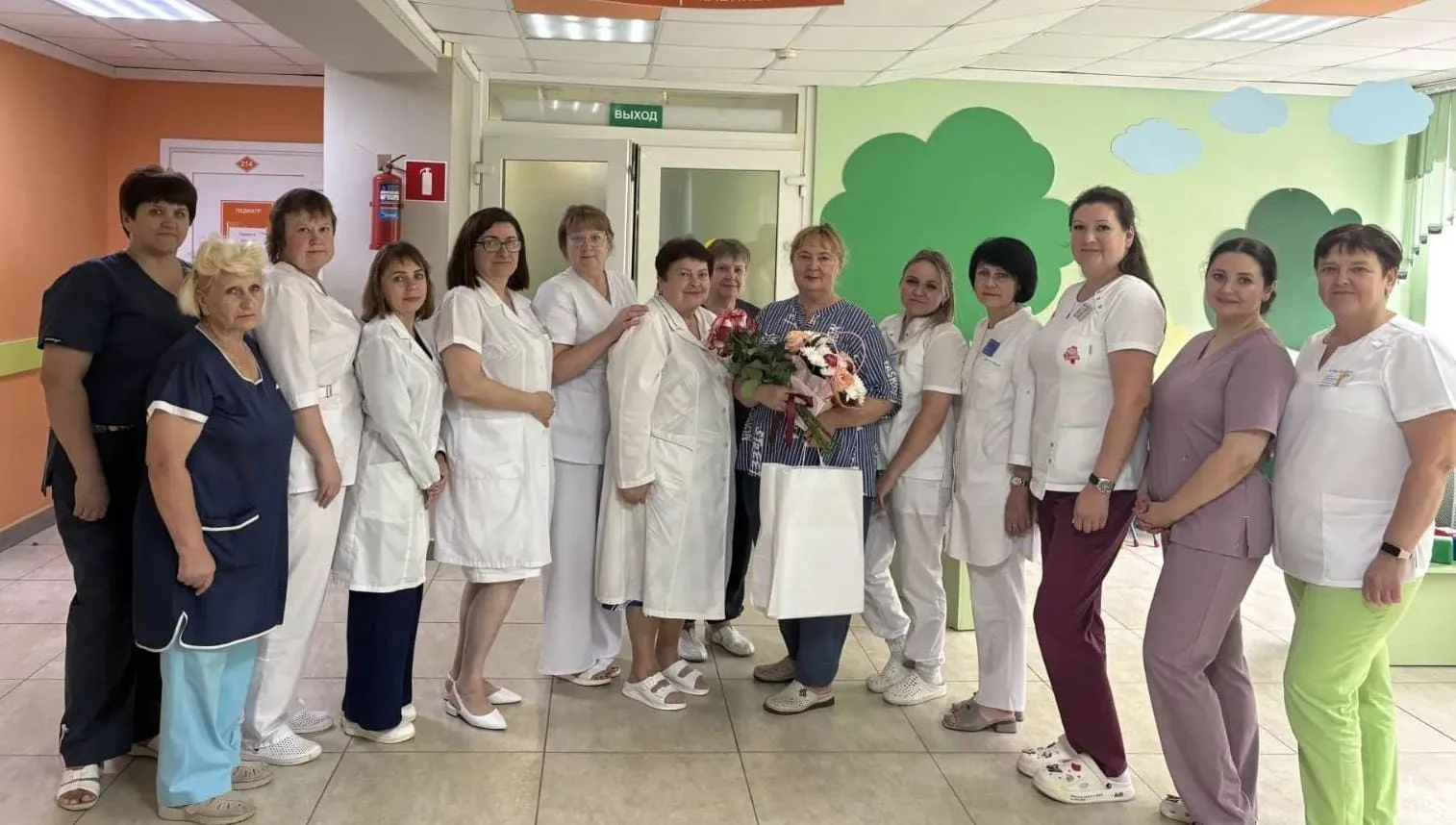 Сегодня проводили на заслуженный отдых врача-педиатра участкового детского поликлиничес...