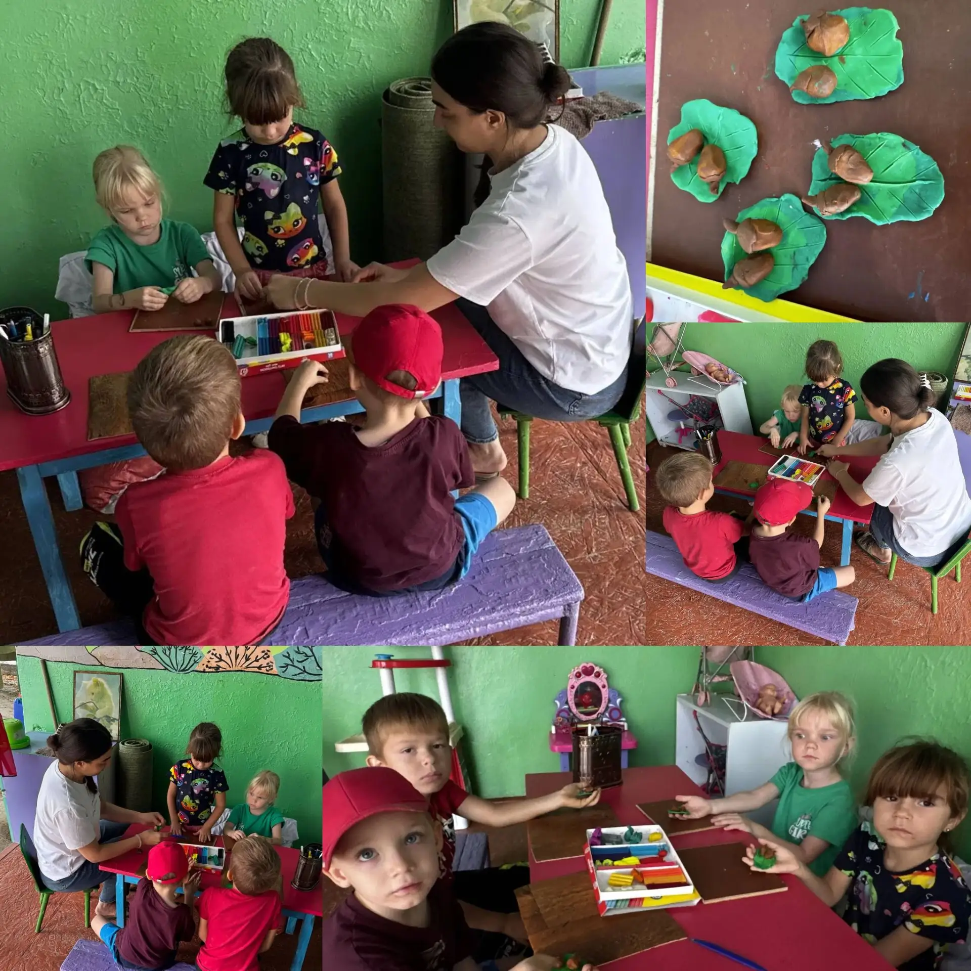 🥜Сегодня в компенсирующей группе прошёл праздник, посвящённый Третьему Спасу — Орехово...