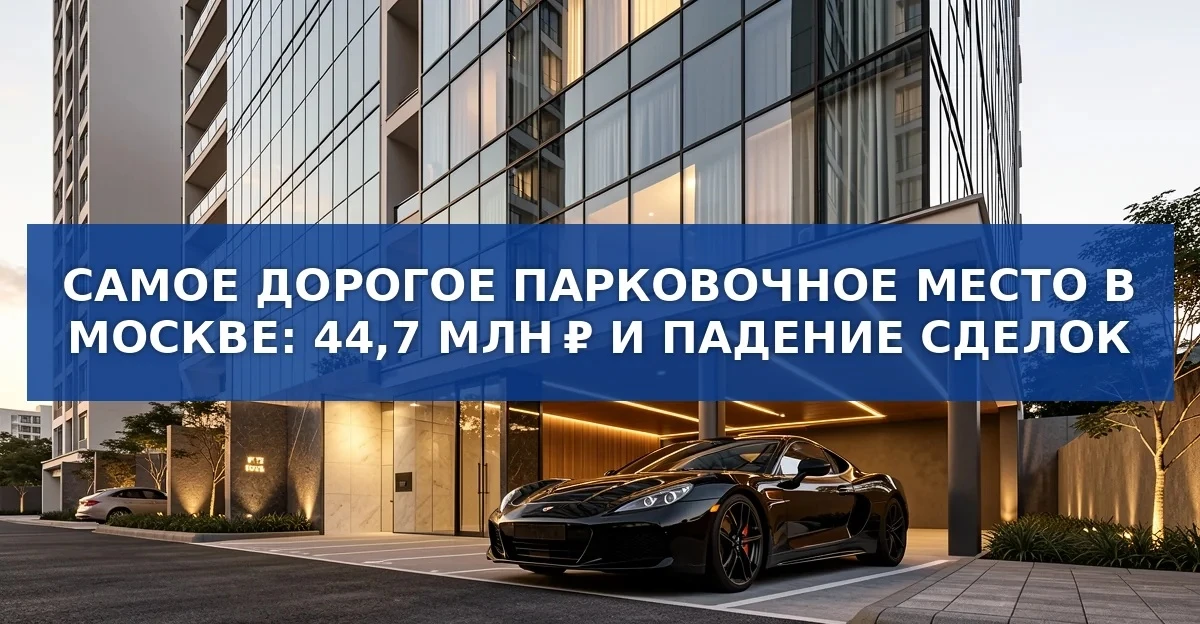 Самое дорогое машино-место на первичном рынке Москвы