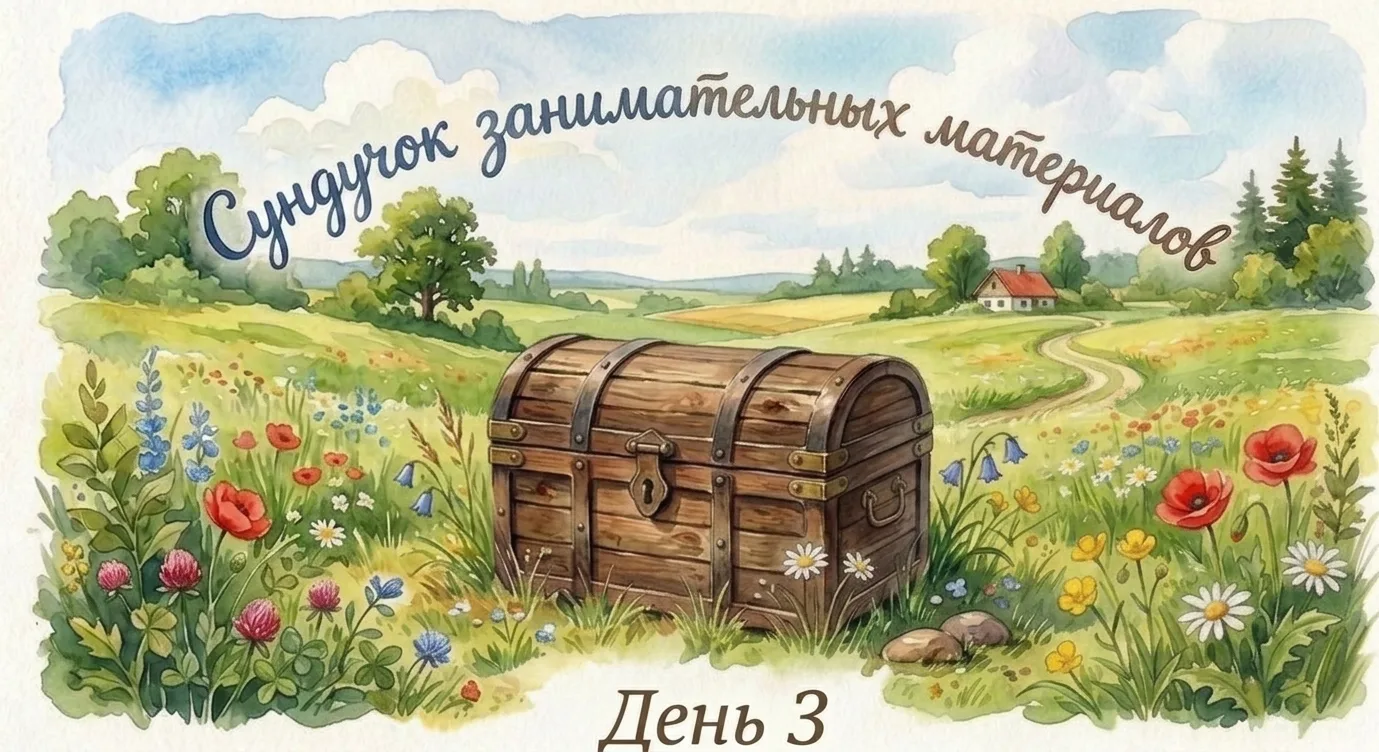 День 3

Продолжаем знакомиться с содержимым нашего сундучка. 
Материал третьего дня - для учеников 7