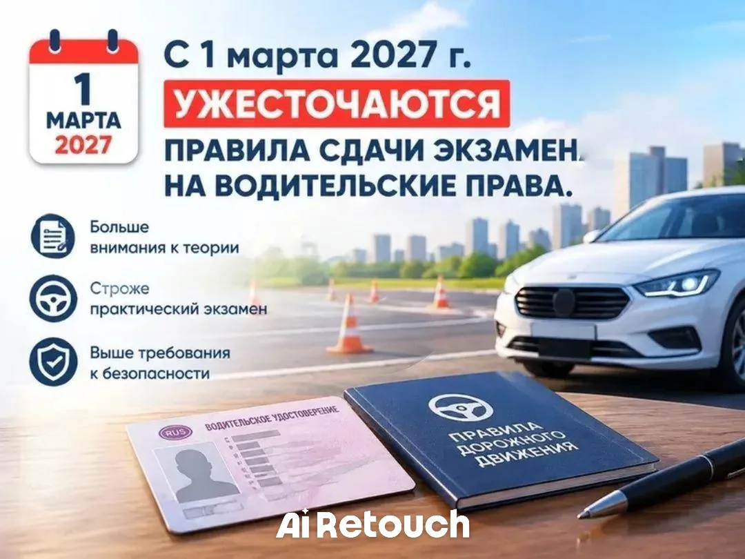 📝 С 1 марта 2027 года в России планируют ввести ряд изменений в правилах сдачи экзамен...