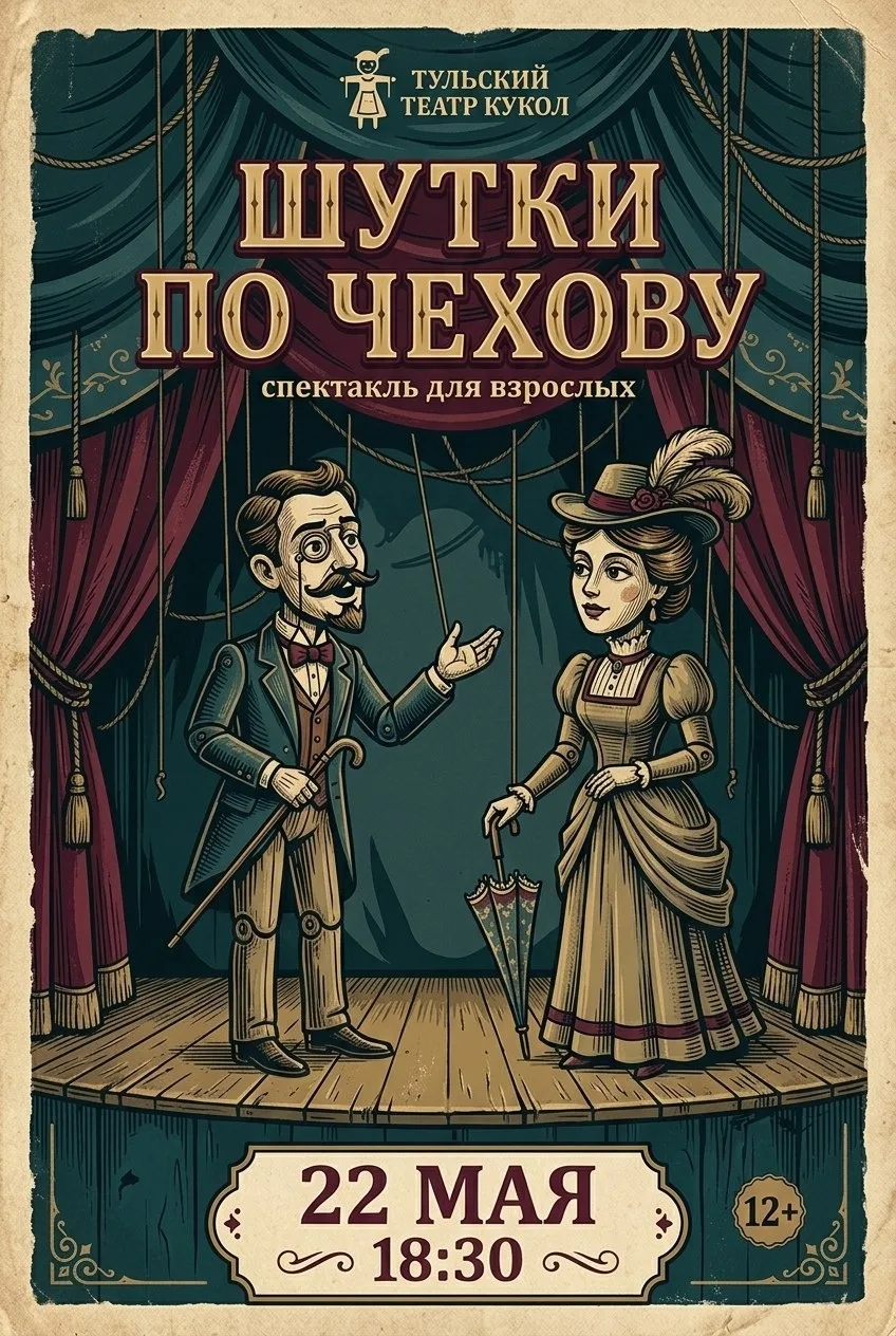 Уважаемые зрители! Приглашаем на спектакли Тульского театра кукол!