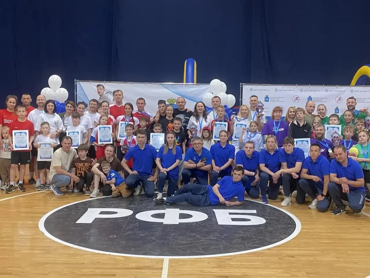 На финальном этапе соревнований городского округа Самара «Моя семья — спортивная семья», прошедшем н