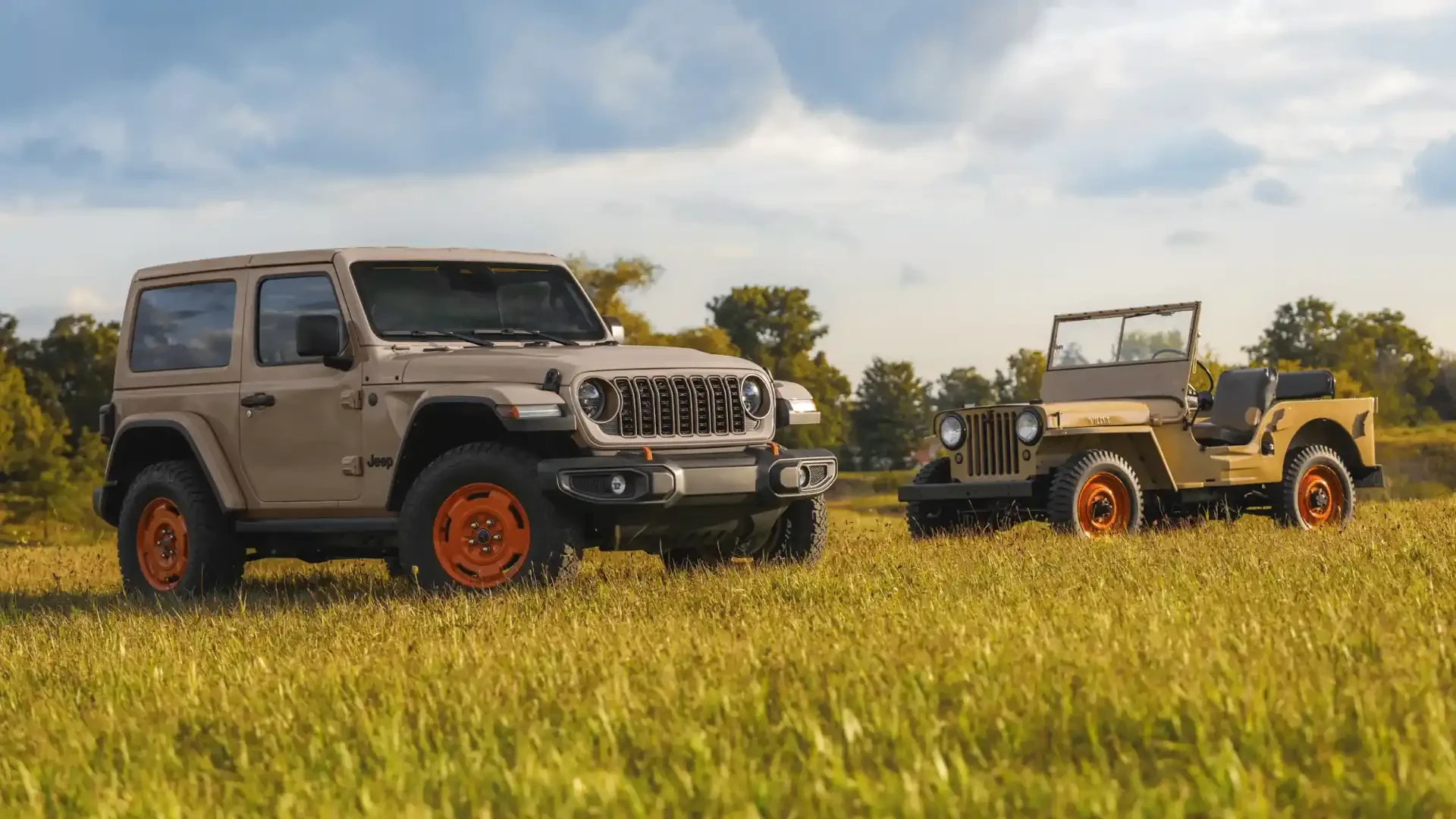 Спецверсия Jeep Wrangler 2027 JL-2A в честь внедорожника Willys CJ-2A 1945 года получил...