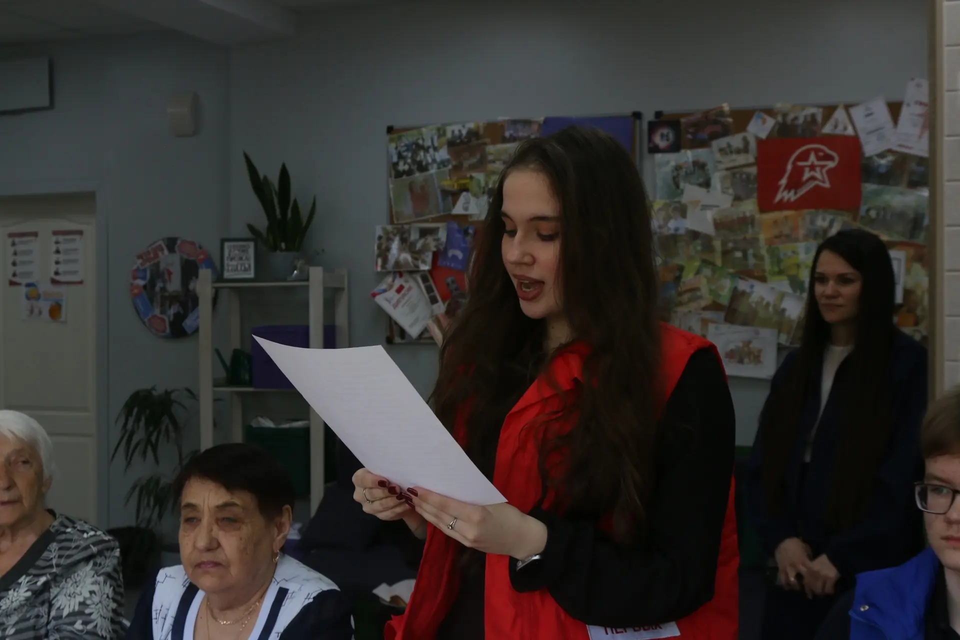 В #school_95 прошла итоговая встреча Совета Первых с Советом ветеранов педагогического ...