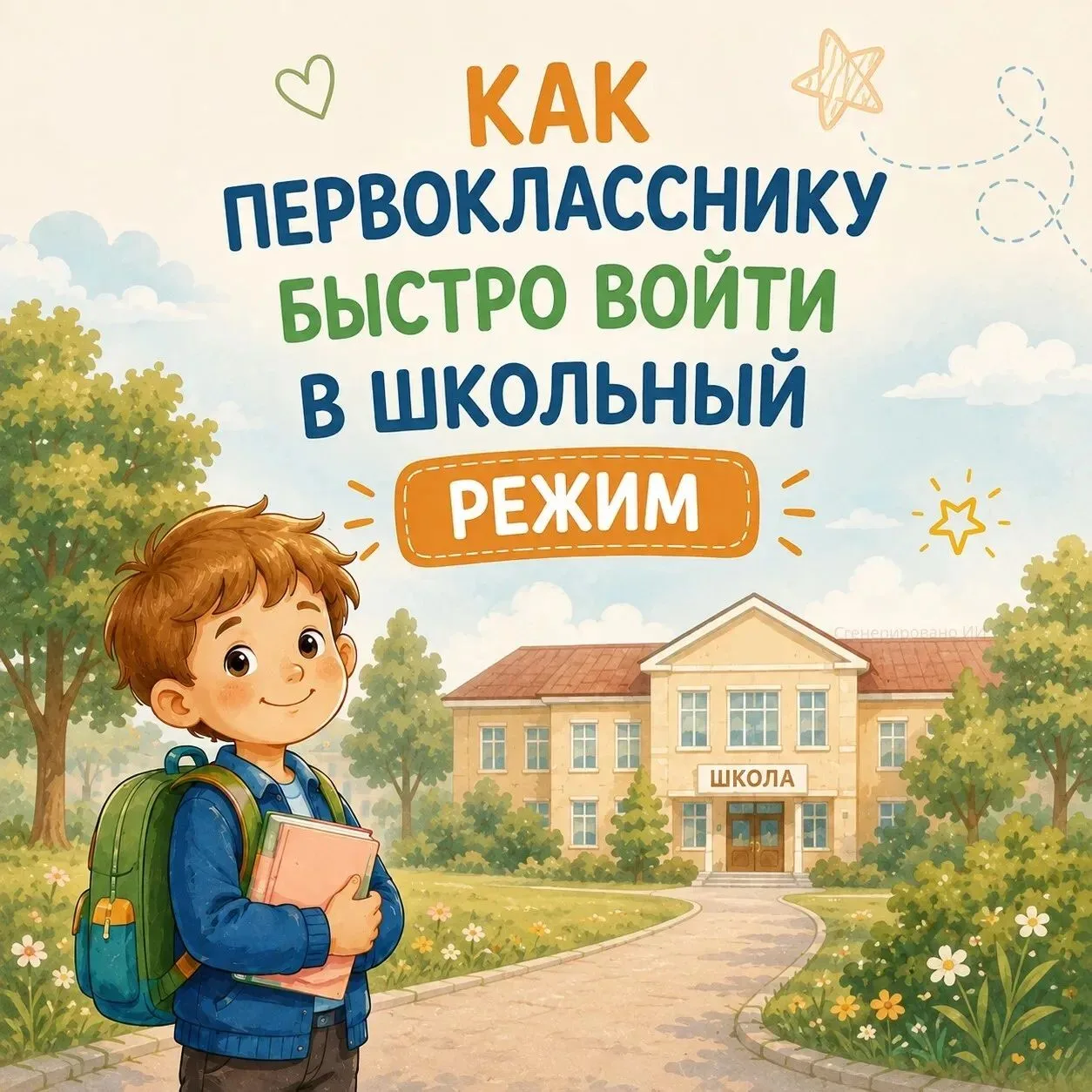 Как морально подготовить первоклашку к предстоящей учебе?