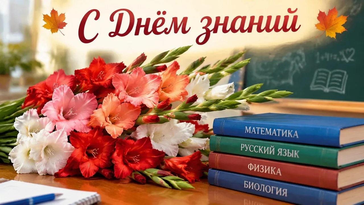 Поздравляем с Днём знаний — с 1 сентября!
