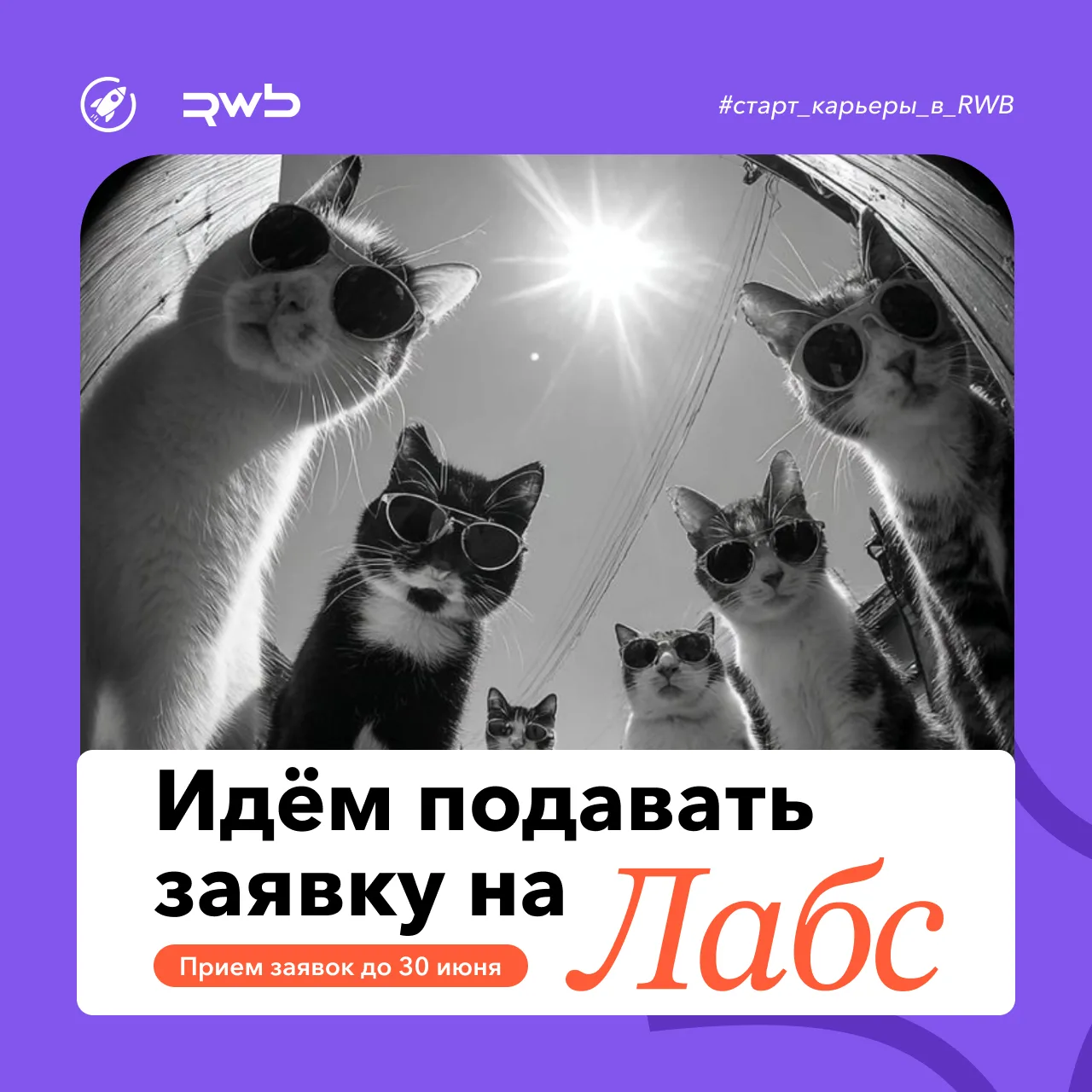 Время на часах «пора подать заявку на командную стажировку в RWB (Wildberries&Russ)» 😏

3 шага, что