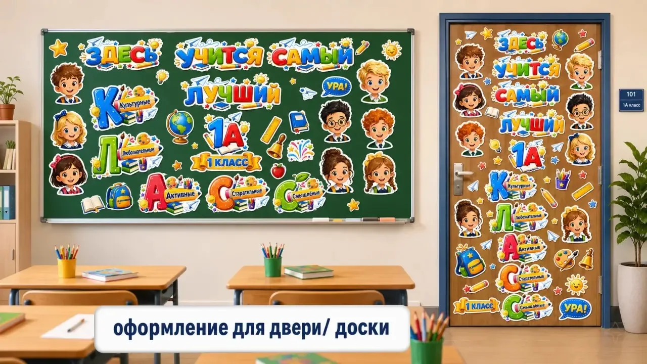Новинка! Яркое оформление ко Дню знаний ✨