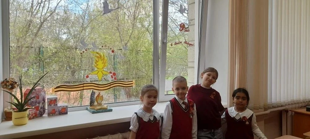 ⭐️Сибирские «Окна Победы»: помним и чтим подвиги Героев   В преддверии Дня Великой Победы наши ребят