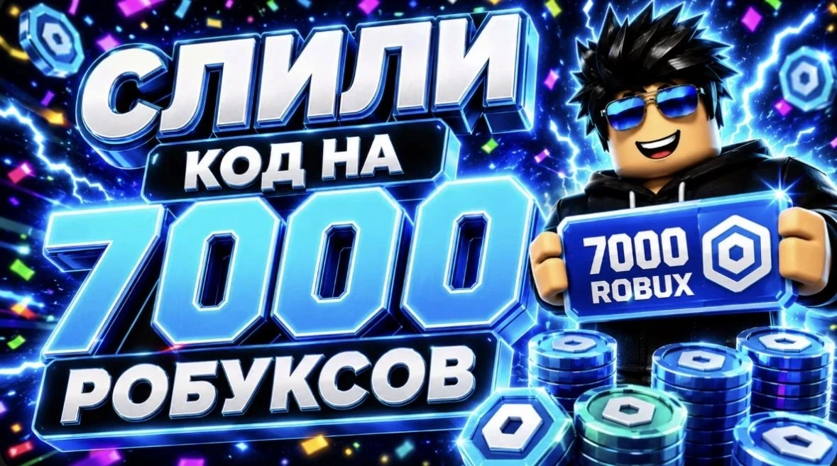 🎁СЛИЛИ КОД НА 7000 РОБУКСОВ БЕСПЛАТНО!