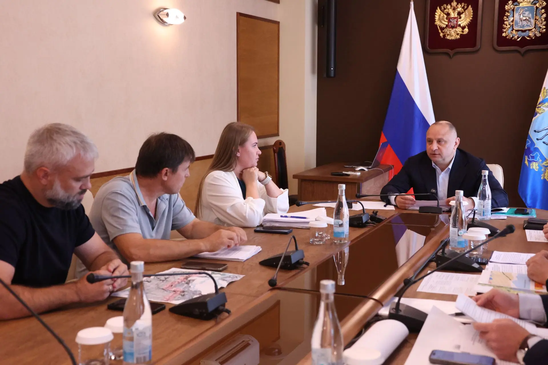 Председатель Правительства встретился с жителями поселка Юбилейный Волжского района