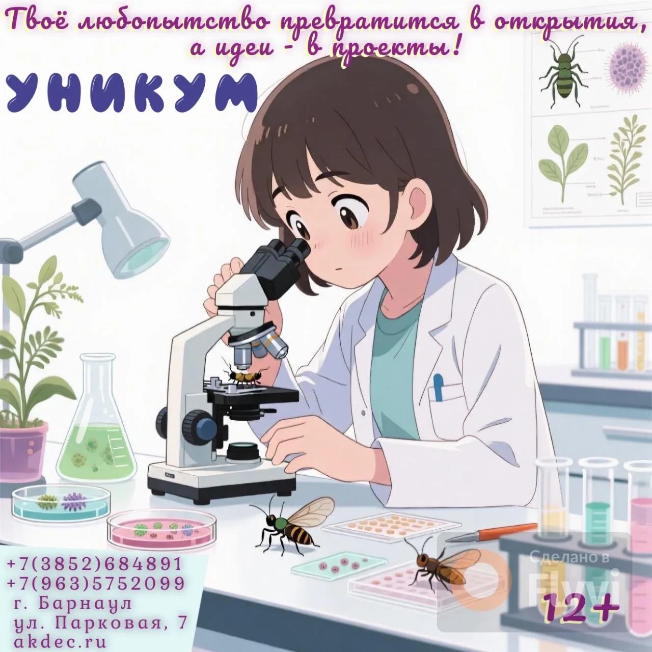 🔬 «Уникум»: настоящее научное исследование для школьников!