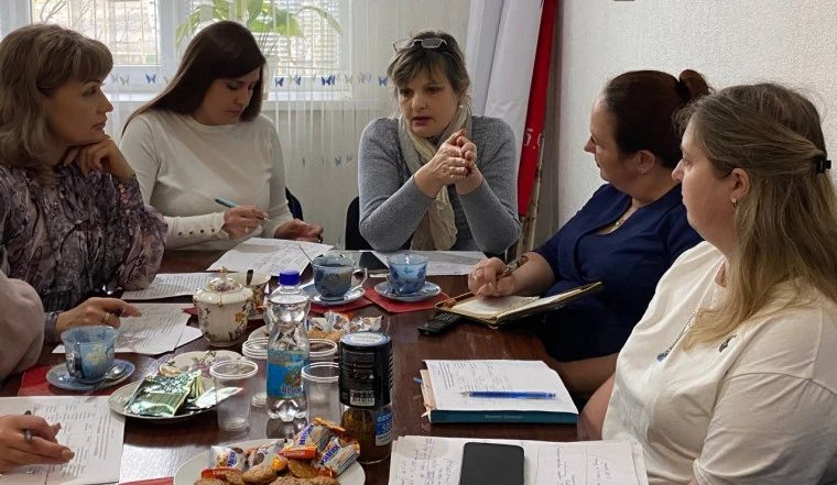В поселке Кошары Антрацитовского муниципального округа состоялась встреча с членами семей погибших у