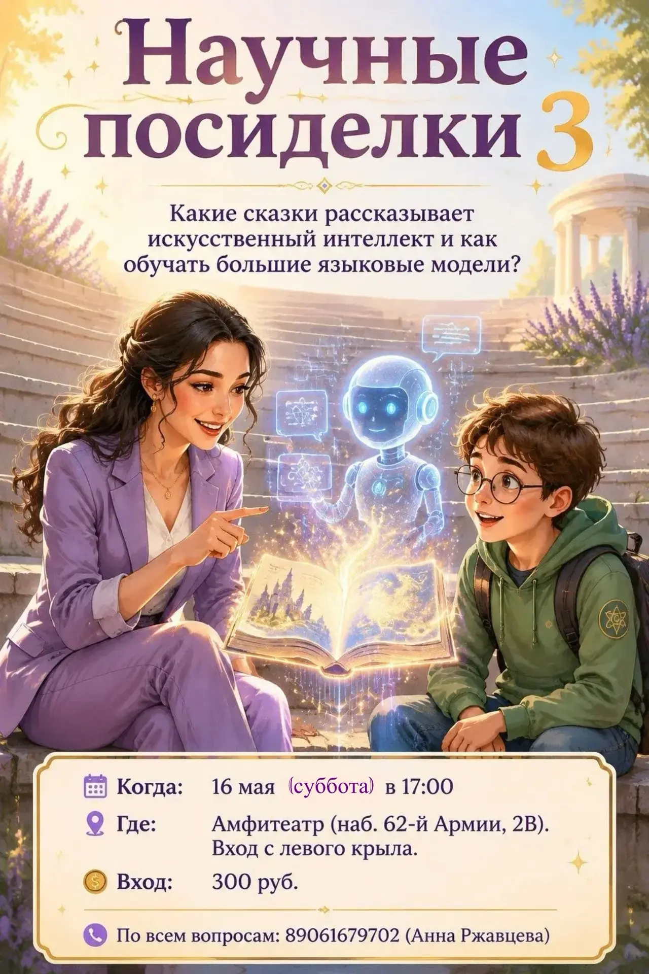 🚀Научные посиделки — 3 встреча! Сложная наука простым языком. Чтобы дети поняли, а взр...