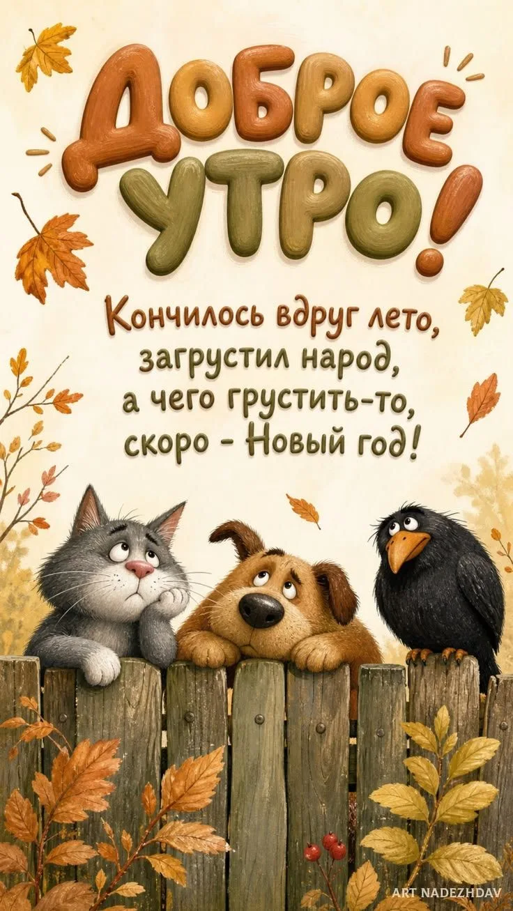 Доброго осеннего утра, дорогие читатели! Пусть плохая погода не станет поводом для плох...
