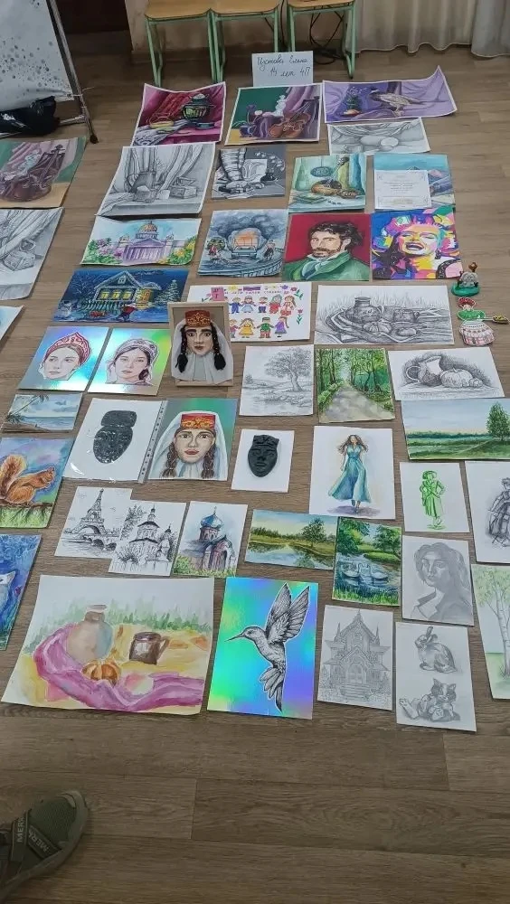 🎨 Просмотр работ группы 4П — успешно завершён!
