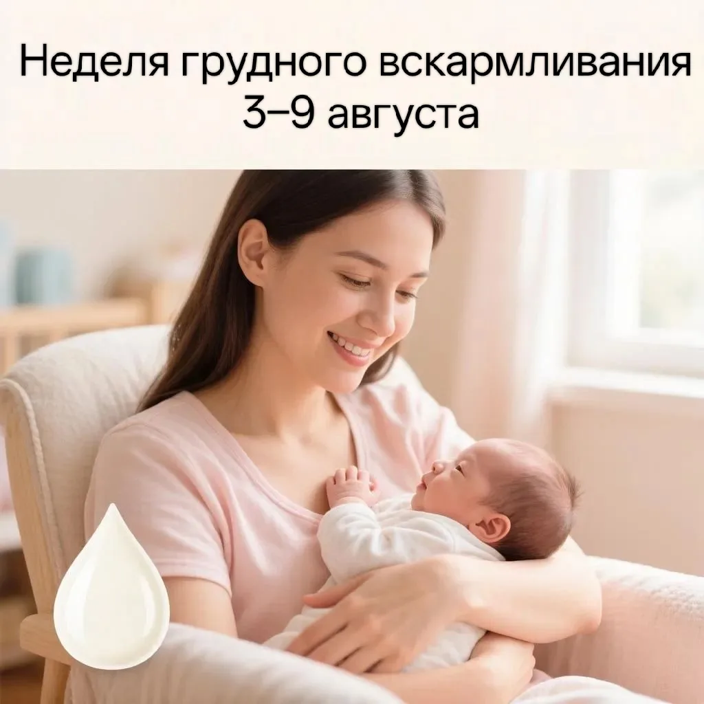 🍼 С 3 по 9 августа в России проходит Неделя популяризации грудного вскармливания.